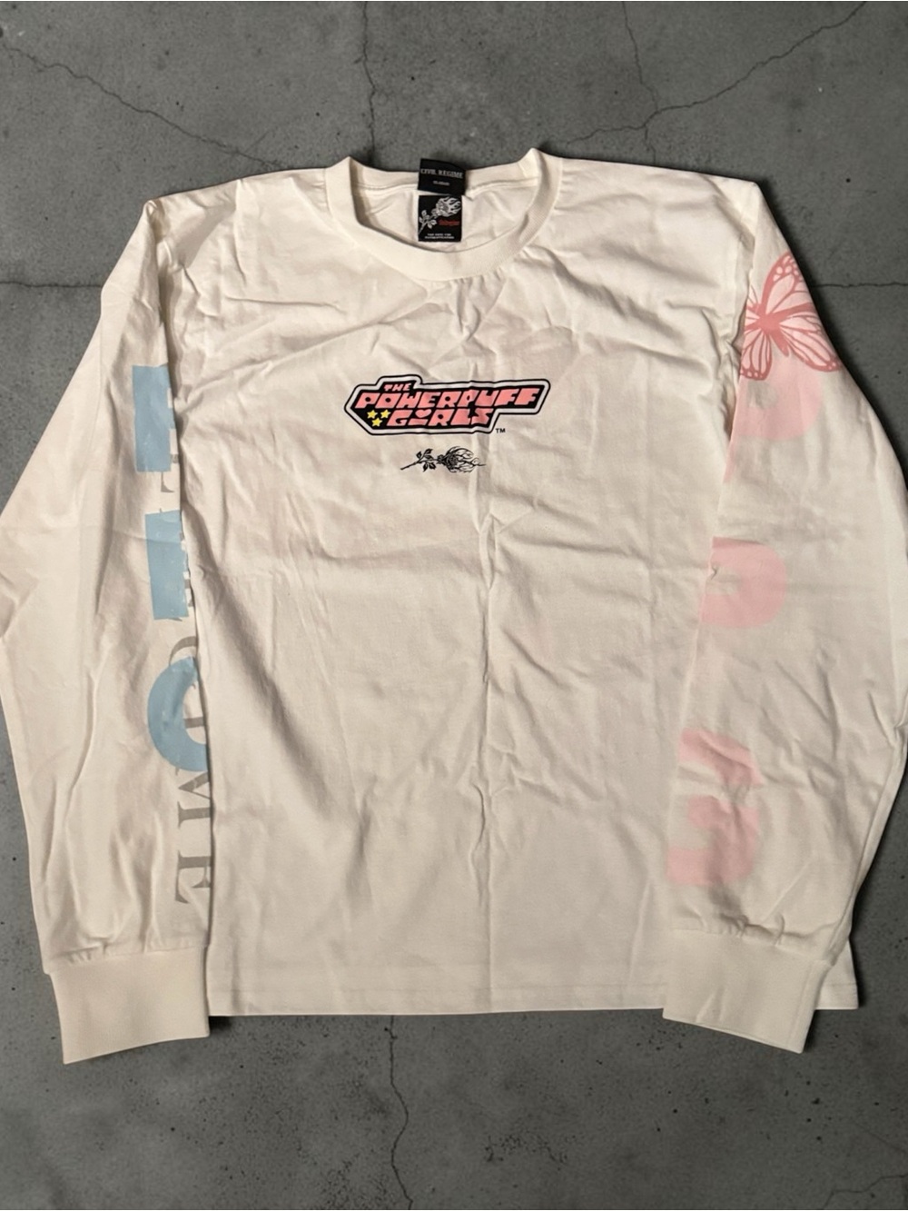 Civil Regime Cream Graphic Long Sleeve Tee